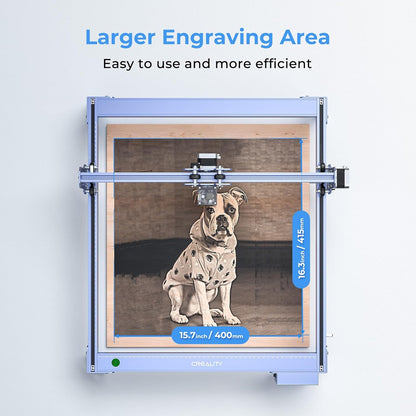 CREALITY FALCON 7500mW Laser Engraver, Laser Engraver and Cutter Machine for Beginners, Wood, Metal, DIY, Active Stop, Compresed Spot 0.06mm, 15.7"*16.3" Workspace