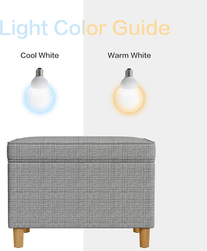 Home Decor | Dinah Collection Modern Storage Ottoman | Ottoman with Storage for Living Room & Bedroom(Sage Mini Grid Pattern)