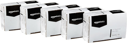 Amazon Basics No. 1 Paper Clips, Nonskid, 1000 Count (10 Pack of 100), Silver