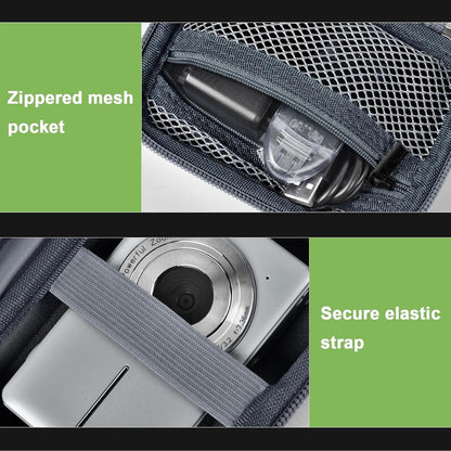 Digital Camera Case Compatible with VAHOIALD FHD 1080P/ for CAMKORY Digital Point and Shoot/for KODAK PIXPRO FZ45-BK 16MP Vlogging/for IWEUKJLO/for Nsoela, Holder for SD Card More- Grey (Box Only)