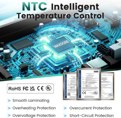 Laminator Machine 11x17 Laminator - 13 Inch Cold Thermal Laminators Machine with Laminating Sheets, A3 Personal Laminators for Teachers, Laminating Machine 90s Warm-Up No Jam for Home Office School