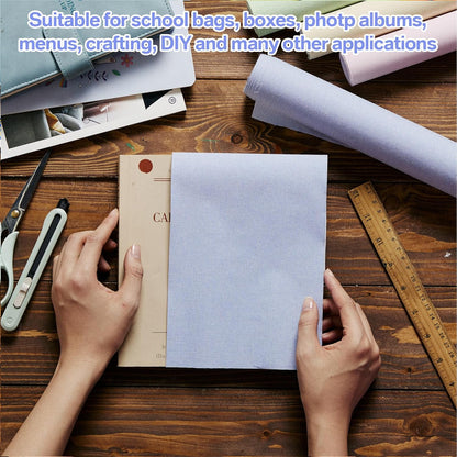 4 Pcs Book Cloth Bookcover Fabric Surface with Paper Backed Book Binding Cloth Fabric Book Cover for Scrapbooking Album DIY Craft Supplies Home, 4 Colors(Morandi Color,40 x 16 Inches)