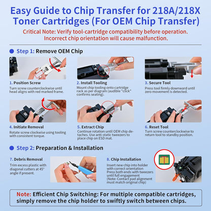 218X Toner Cartridges 4 Pack High Yield Compatible Replacement for HP 218X 218A for Color Laserjet Pro 3201dw MFP 3301fdw 3301cdw 3301sdw Printer Ink W2180X W2180A (BCMY, 4-Pack)