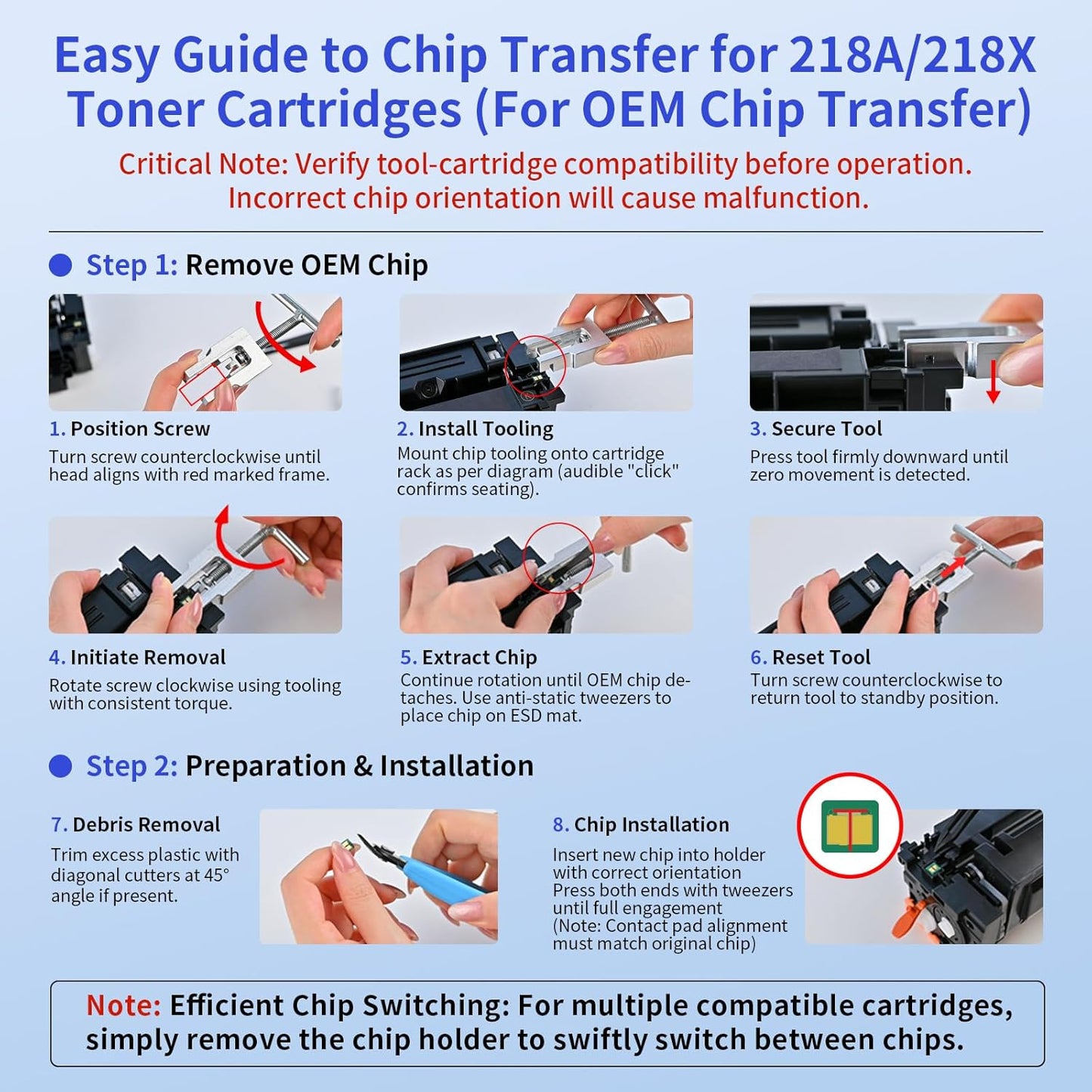 218A Toner Cartridges 4 Pack Compatible Replacement for HP 218A 218X for Color Laserjet Pro 3201dw MFP 3301fdw 3301cdw 3301sdw Printer Ink W2180A W2180X High Yield (BCMY, 4-Pack)