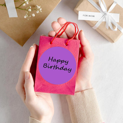 PARLAIM 3" Diameter Round Purple Color Coding Sticker, 4 Rolls 2000PCS Circle Dot Label,Permanent for Inventory Box Labeling