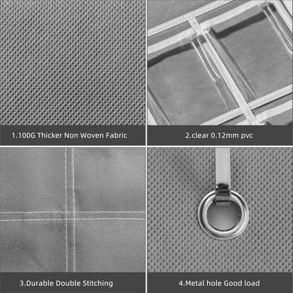 36 Clear Pockets Classroom Pocket Chart for Cell Phones and Calculator Holder, Pocket Chart for Classroom Phone Holder with Number Stickers and Hooks (Grey)