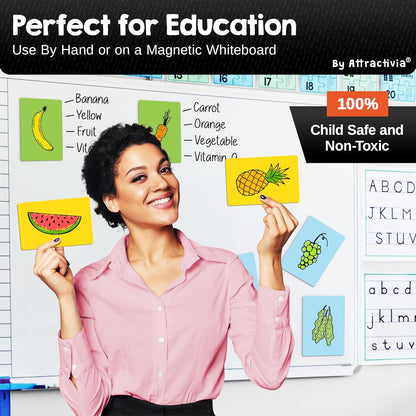 Dry Erase Magnetic Labels 5.6 x 3.7 in, Solid Colors, Large Dry Erase Magnets, 36-Pack, Colored Erasable Write-On All-Purpose Labels, for Office, Education, Home, Whiteboard