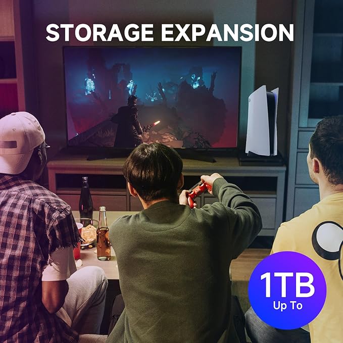 fanxiang 1TB NVMe Internal Gaming SSD for PS5 with Heatsink, Up to 7100MB/s M.2 SSD PCIe Gen 4 SSD Storage Expansion Compatible with PS5, Internal Solid State Drive for Gamers, Professionals, Creators