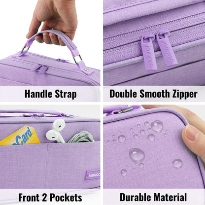 Pencil Case, Large Capacity Pencil Case Organizer; Double Zipper Storage Bag; Big Pencil Pouch for College School Office Teen Girl Boy Men Women Adult