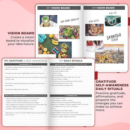 Clever Fox Planner – Undated Weekly & Monthly Planner for Productivity, Time Management & Goals – Organizer Journal – A5 (Red)