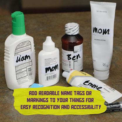 ATack Whiteboard Dry Erase Tape, 2 Inches x 30 Foot, White, Smudge-Free White Board Dry Erase Label Sticker for Storage Bins, Classrooms, and Teachers for Reading Lessons for Sentence Strips