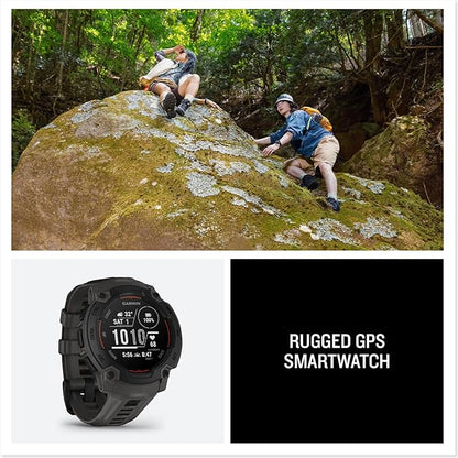 Garmin Instinct® E 45mm, Rugged Outdoor GPS Smartwatch, 24/7 Health Monitoring, Wrist-Based Heart Rate, Up to 16 Days of Battery Life, Charcoal