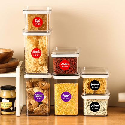 PARLAIM 1 inch Round Dot Sticker,760PCS Permanent Adhesive Multi Color Code Circle Sticker Labels for Office Classroom Garage Sale