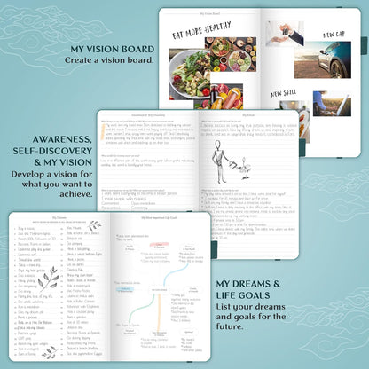 Legend Planner – Weekly & Monthly Life Planner to Hit Your Goals & Live Happier. Organizer Notebook & Productivity Journal. A5 (Dark Teal)