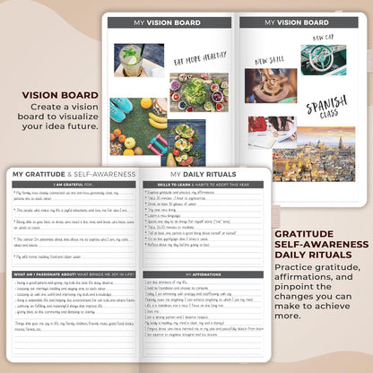 Clever Fox Planner – Undated Weekly & Monthly Planner for Productivity, Time Management & Goals – Organizer Journal – A5 (Rose Gold)