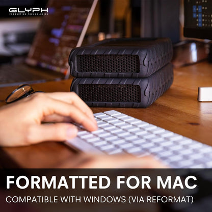 Glyph BlackBox Pro External Hard Drive 7200 RPM, USB-C (3.1,Gen2) (4TB)