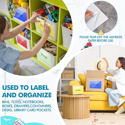 Outus Self Adhesive Shop Ticket Holders Clear Plastic Sleeves Adhesive Pockets Work Order Job Ticket Holders for Home Office Posting Signs(11 x 8.5 Inch,60 Pcs)