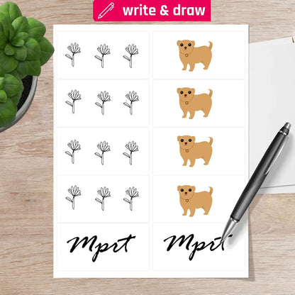 MPRT 2" x 4" Shipping Address Labels 10000 Label Stickers Paper for Laser & Inkjet Printer 10 per Page Printable Mailing Labels - Matte, 1000 Sheets