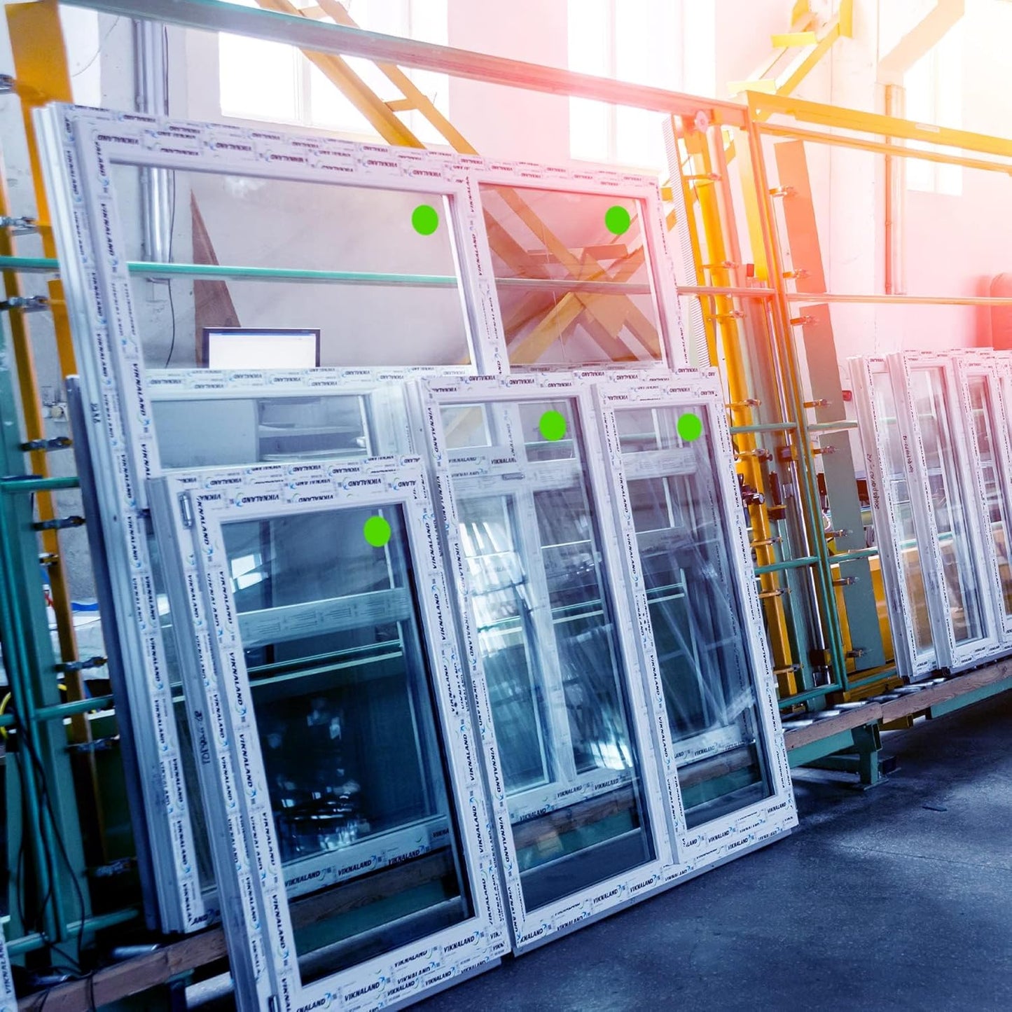 ChromaLabel 3 Inch Circle Sticker Labels, High Visibility Round Colored Stickers, Permanent Adhesive Labels - 500 Colored Sticky Dots per Roll, Dark Blue Label - Case of 5