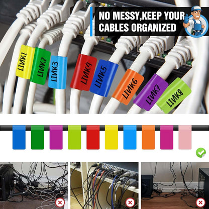 3000 PCS 10 Rolls Rectangular Color Coding Stickers 1.57 x 0.75 Inch Self-Adhesive Color Coding Label 10 Assorted Colors for Inventory and Home Organize, File Classification