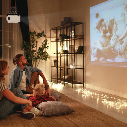 Mount-It! Projector Ceiling Mount and Wall Mount with Adjustable Arm, Universal Projector Mount for LCD/DLP Projectors, Flush Mount Option, Built-in Cable Management, 40lb Capacity, Black