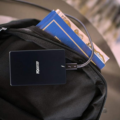 Fantom Drives Extreme 2TB External SSD - 2800MB/s, Thunderbolt 3 and 4, USB Type-C, Aluminum, 3D NAND TLC, TB3X-2300N2TB