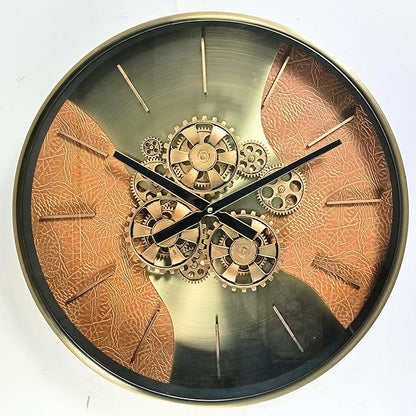 THE GEARS CLOCK 22'' Inch Real Moving Gear Wall Clock Sweden Line Stockholm (22 inches (55 cm))