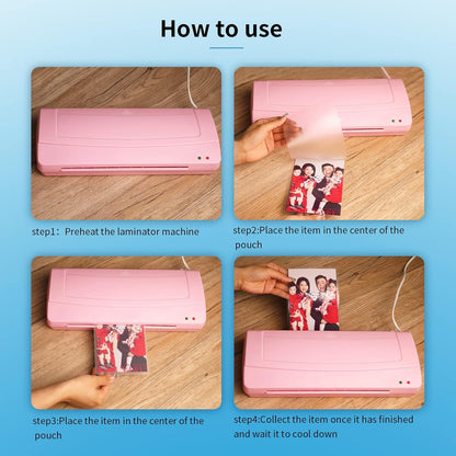 Uinkit Thermal Laminating Pouches Variety Small Size 5mil Thickness Card Notecard ID Badge Business Photo Size Professional Quality Dry-Erase Friendly Sheets Glossy Clear Laminator Pouch,100 Pack