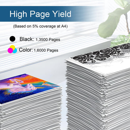 651A Toner Cartridges 4 Pack Compatible with 651A CE340A CE341A CE342A CE343A Toner Color Enterprise 700 MFP M775f M775z M775dn Printer Ink (Black, Cyan, Magenta, Yellow)