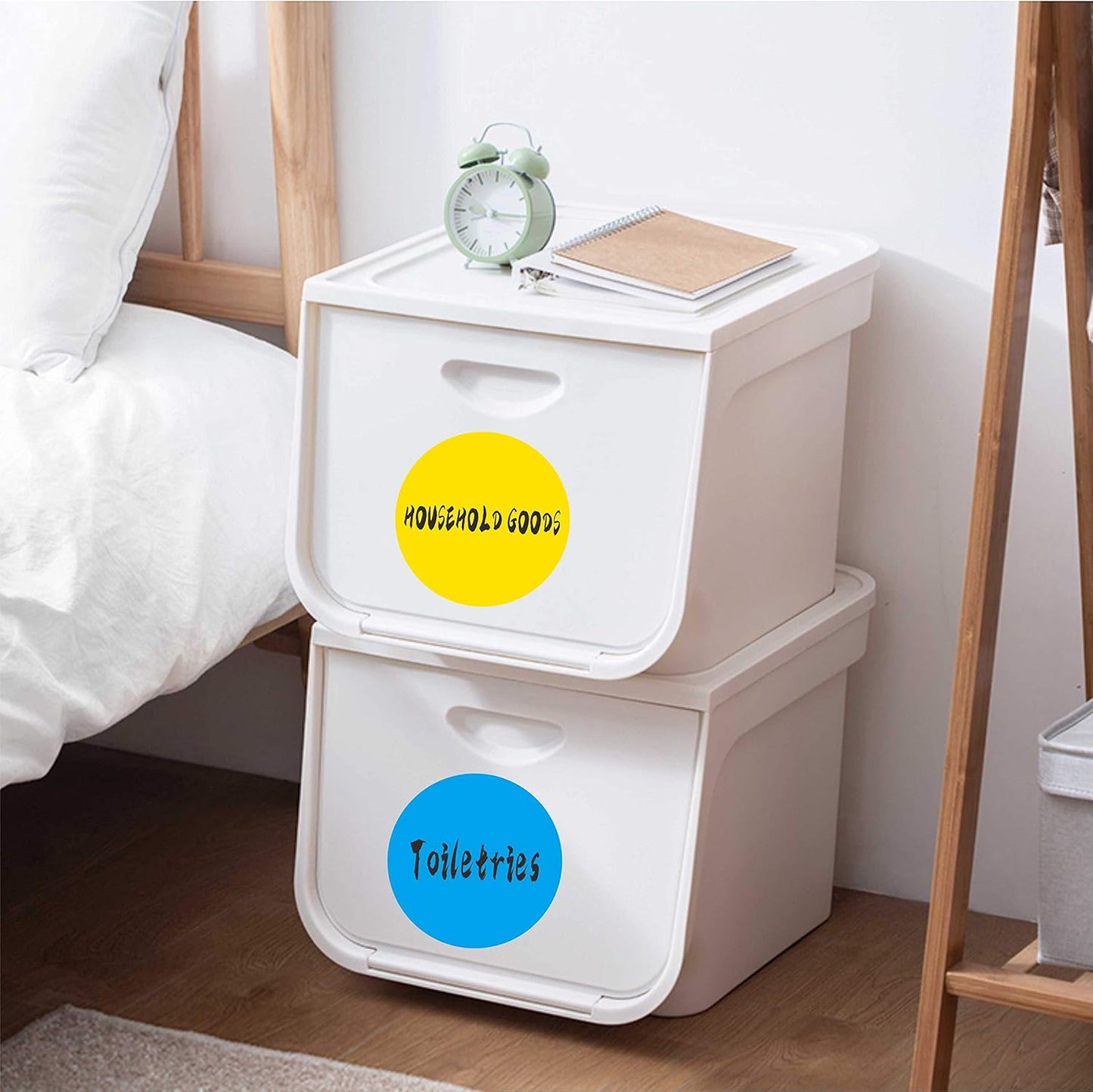 PARLAIM 2000PCS 3 Inch Round Color-Code Circle Dot Sticker Labels, 4 Rolls Multicolor (Red/Yellow/Green/Blue) Color Coding Label for Warehouse Inventory Package