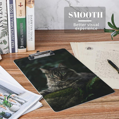 Personalized Double-Sided Custom Clipboard - Add Your Photo, Text - Simple Fashion Clipboard for Paper Documents, Notebooks, Magazines, Photos, Stamps