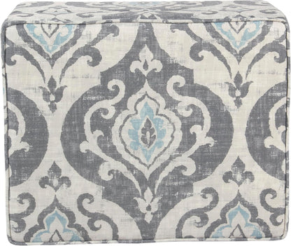 Home Decor | Dinah Collection Modern Storage Ottoman | Ottoman with Storage for Living Room & Bedroom(Blue Slate)