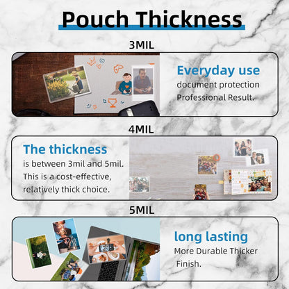 Uinkit 100Pack Thermal Laminating Sheets Hold 11x 17 Sheets 5mil Heavy Duty Laminating Pouches Menu Tabloid Size11.5X17.5 inches Lamination Sheets Paper for Laminator Clear Glossy Rounded Corner