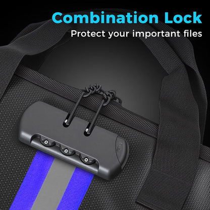 Accordion File Organizer with Combination Lock,Fireproof Expanding File Folder with Multi Pockets,13 Pockets Document Organizer with Handle & Labels,Portable Home Travel Safe Storage Letter A4 Files