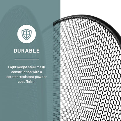 Safco Onyx Desk Organizer, 5 Tiered Vertical Compartments, Office and Classroom Mailbox , Paper and Mail Sorter, Steel Mesh, Black