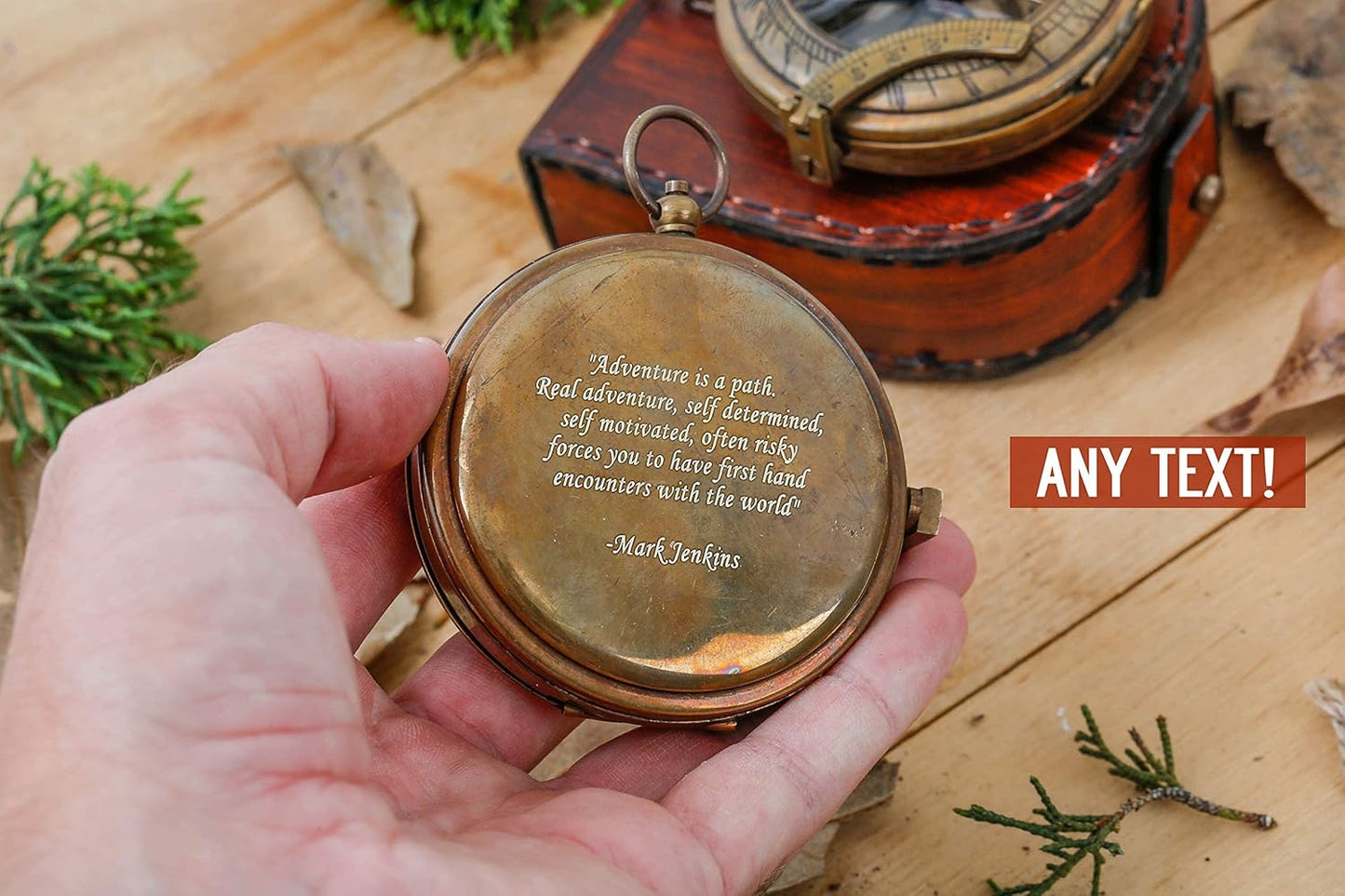 Personalized Compass Gifts, Engraved Custom Sundial Clock, Wedding Gift, Groomsmen Gift, Keepsake, Christmas, Baptism, Graduation, Boy Scouts, Anniversary, Fathers Day, Mothers Day