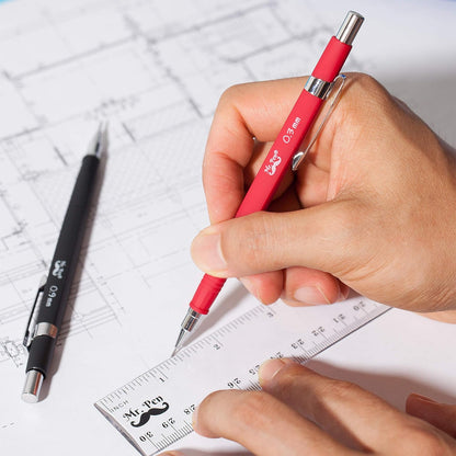 Mr. Pen Mechanical Pencil Set with Lead and Eraser Refills, 5 Sizes - 0.3, 0.5, 0.7, 0.9 and 2 Millimeters, Drafting, Sketching, Illustrations, Architecture, Back to School Supplies