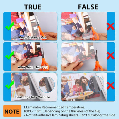 600 Pack Laminating Sheets, Holds 8.5 x 11 Inch Sheets, 3 mil, 8.9" x 11.4" Thermal Laminating Pouches Lamination Sheet Paper for Laminator, Clear, Letter Size, Office and School Supplies