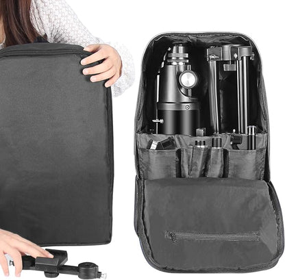 Telescopes for Adults Astronomy, 80mm Aperture 600mm Refractor Telescope for Kids & Beginners, Compact and Portable Travel Telescopio with Backpack