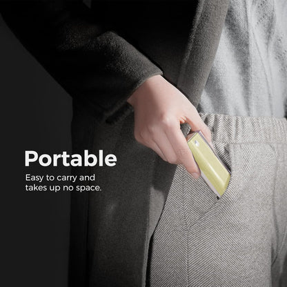 CLICK CLEAN Screen Cleaner, Fingerprint Proof Screen Cleaner Spray, All-in-One Cleaner with Microfiber and Shell for All Phones, Laptop and Tablet Screens (Beige)