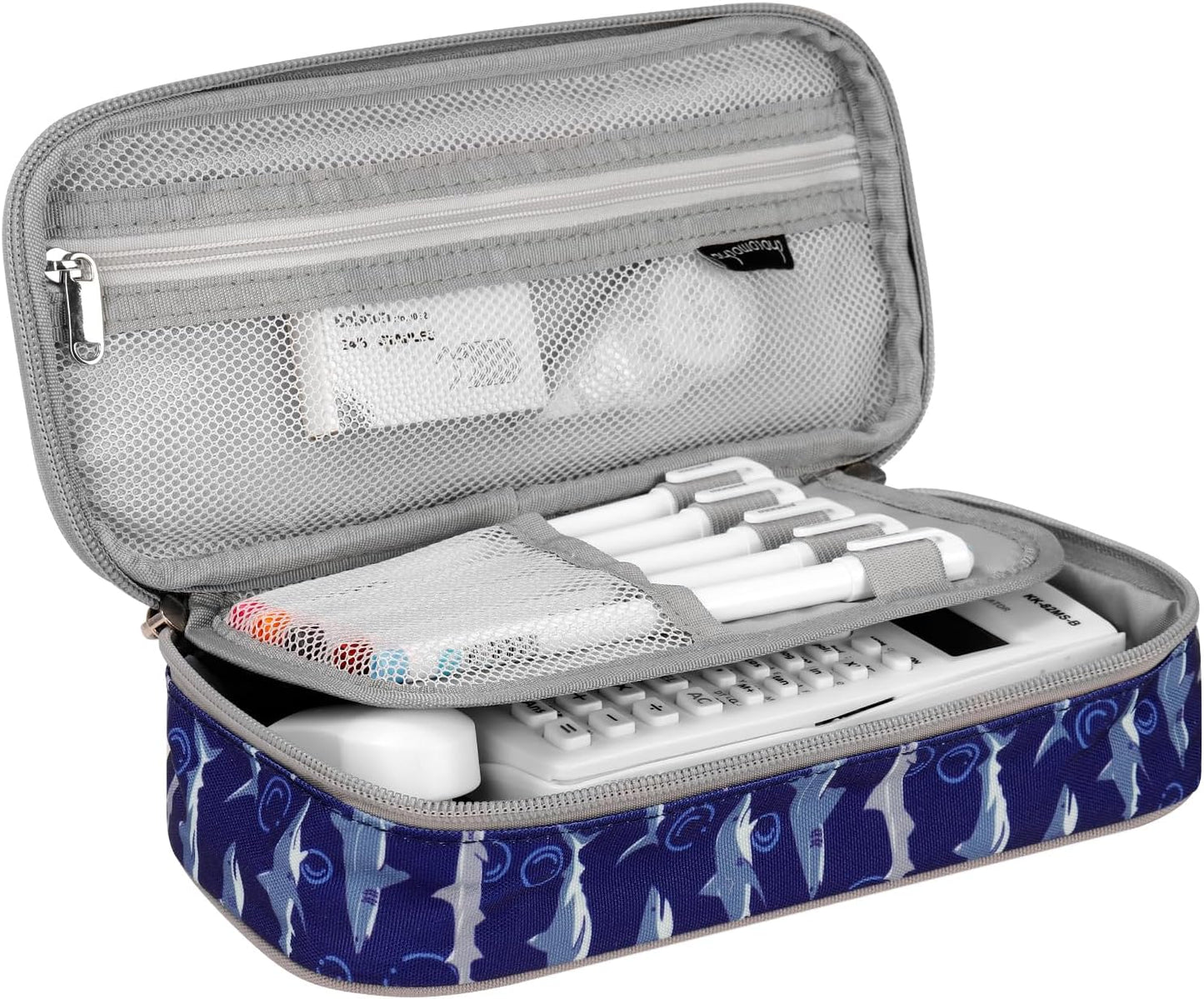 Choco Mocha Galaxy Pencil Case for Boys, Soft Pencil Case Kids Pencils Pouch for Kindergarten Boys, Black