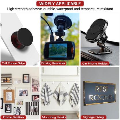 3M Double Sided Adhesive Dots Heavy Duty VHB 1" Diameter 0.025in Thick 40 PCS Round White 4930 Strong Adhesive Mounting Waterproof Foam Tape for Car Home Office Decor