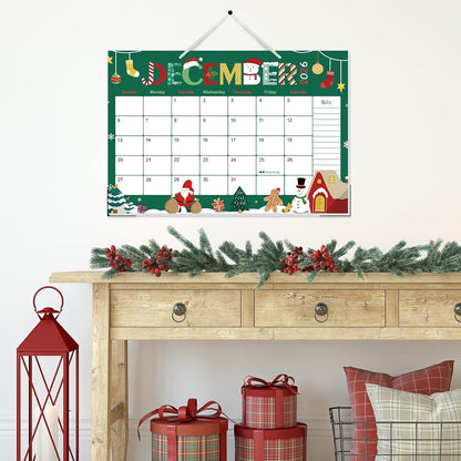 GuassLee Desk Calendar 2025-2026 - Colorful Desk Calendar from Sep. 2025-Mar. 2027, 17 x 11.5 inches, 19 Monthly Calendar with Hanging Rope, Notes and Large Ruled Blocks for Home School Office