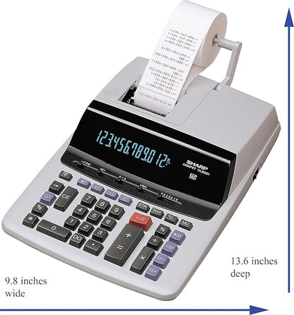 Sharp VX2652H VX2652H Two-Color Printing Calculator Black/Red Print 4.8 Lines/Sec
