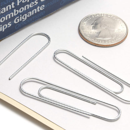 Officemate 3-Pack 99915 Giant Non-Skid Gem Paper Clips (99935)
