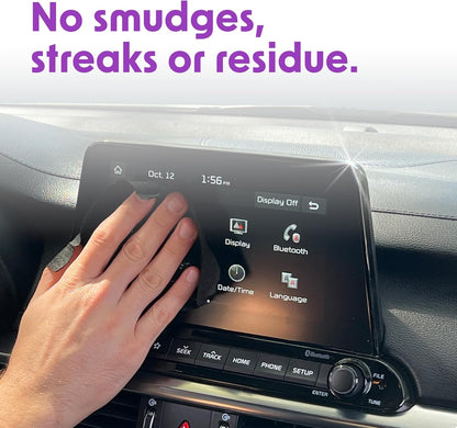 Wipex Car Screen Wipes for Electronics - 24 Individual Car Screen Cleaner Wipes - Plant-Based Touchscreen Cleaner Cloth for Dashboard Panels, Mobile Phone, Interior Car Cleaning Supplies (5.9"x4.92")