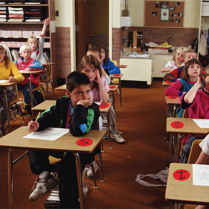 PARLAIM 3 Inch Round Permanent Adhesive Color Cod Dot Stickers,500 per Dispenser Box Roll dots Label Inventory Circle Stickers (Red)