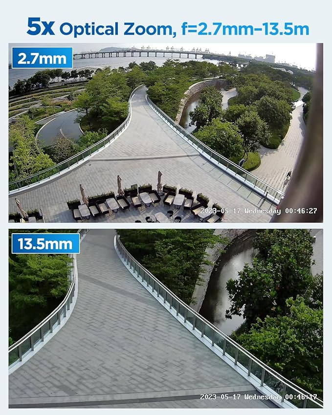 4COVR 16 Channel PoE PTZ Security Camera System 4K, 12X 8MP IP PTZ Camera Two Way Audio, 280° Pan 90° Tilt 5X Optical Zoom, Smart Color Night Vision, Human Vehicle Detection, NVR 4TB HDD, LY5XCP8M1612