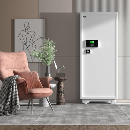 Extra Large Safe - TIGERKING 17.6 Cubic Feet Big Safes Box with Double Safety Key Lock & Separate Lock Box. Heavy Duty Large Home Safe wth 3 Removable Shelves, Perfect for Home, Hotel, Office, Garage