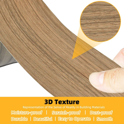 GSCIT Club Natural Walnut Wallpaper, 24 inch X 15ft Self Adhesive Wood Grain Repair Tape Patch for Tables, Chairs, Baseboards, Doors, Windows, Floors, Handicraft DIY.